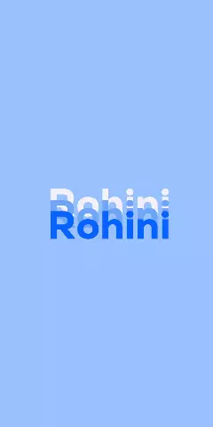 Name DP: Rohini