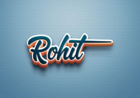 Cursive Name DP: Rohit