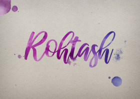 Rohtash Watercolor Name DP
