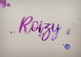 Roizy Watercolor Name DP