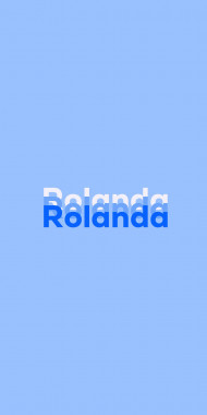 Name DP: Rolanda