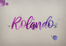 Rolando Watercolor Name DP