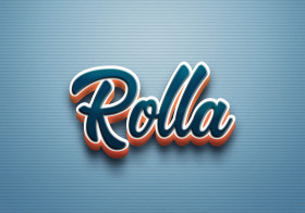 Cursive Name DP: Rolla