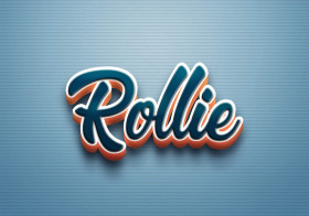 Cursive Name DP: Rollie