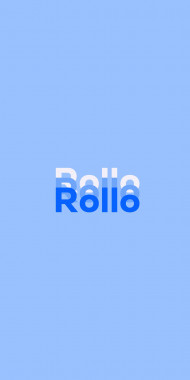 Name DP: Rollo