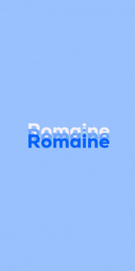 Name DP: Romaine