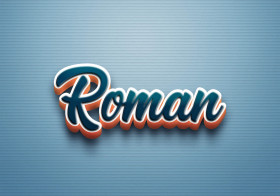 Cursive Name DP: Roman