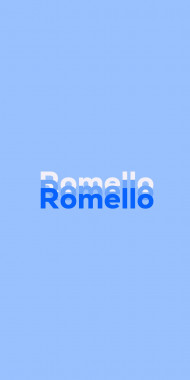 Name DP: Romello