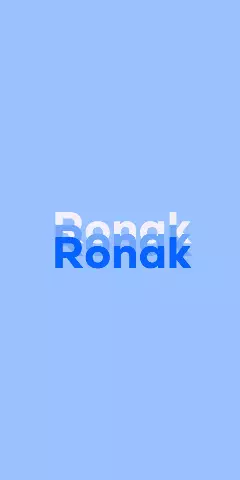 Name DP: Ronak