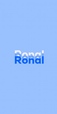 Name DP: Ronal