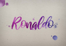 Ronaldo Watercolor Name DP