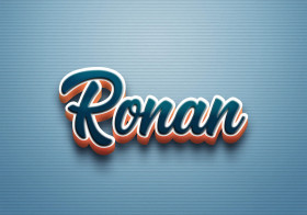 Cursive Name DP: Ronan