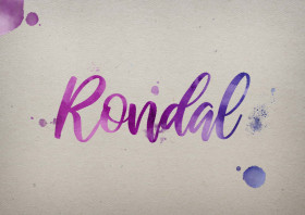 Rondal Watercolor Name DP