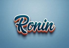 Cursive Name DP: Ronin
