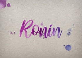 Ronin Watercolor Name DP