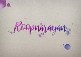 Roopnarayan Watercolor Name DP