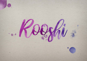 Rooshi Watercolor Name DP