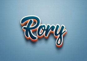 Cursive Name DP: Rory
