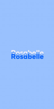 Name DP: Rosabelle
