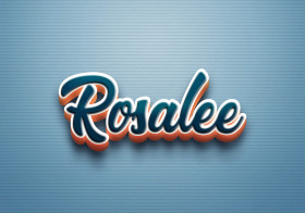 Cursive Name DP: Rosalee