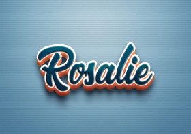 Cursive Name DP: Rosalie