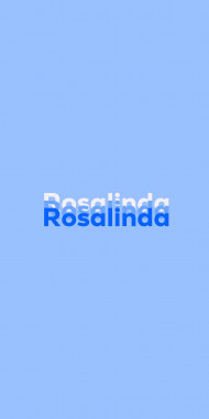 Name DP: Rosalinda