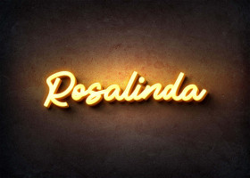 Glow Name Profile Picture for Rosalinda