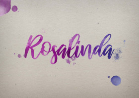 Rosalinda Watercolor Name DP