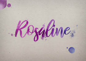 Rosaline Watercolor Name DP