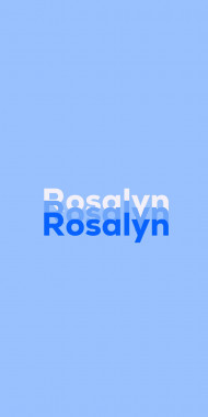 Name DP: Rosalyn