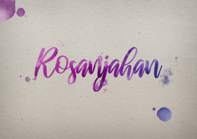 Rosanjahan Watercolor Name DP