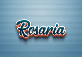 Cursive Name DP: Rosaria
