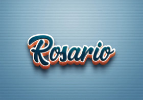Cursive Name DP: Rosario