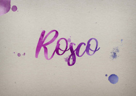 Rosco Watercolor Name DP