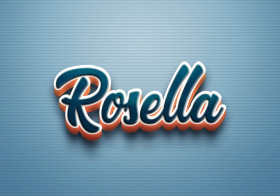 Cursive Name DP: Rosella