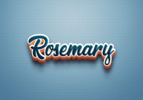 Cursive Name DP: Rosemary