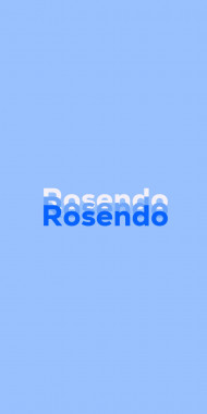 Name DP: Rosendo