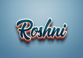 Cursive Name DP: Roshni