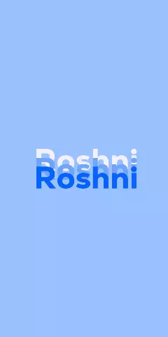 Name DP: Roshni