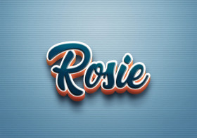 Cursive Name DP: Rosie