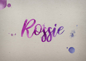 Rossie Watercolor Name DP