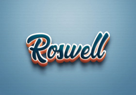 Cursive Name DP: Roswell