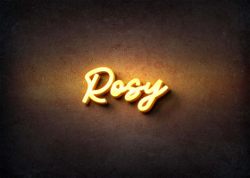 Glow Name Profile Picture for Rosy