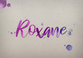 Roxane Watercolor Name DP