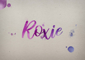 Roxie Watercolor Name DP