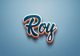 Cursive Name DP: Roy