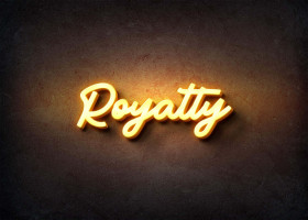 Glow Name Profile Picture for Royalty