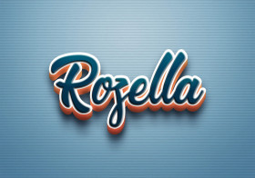 Cursive Name DP: Rozella