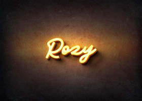 Glow Name Profile Picture for Rozy