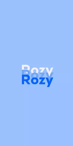 Name DP: Rozy